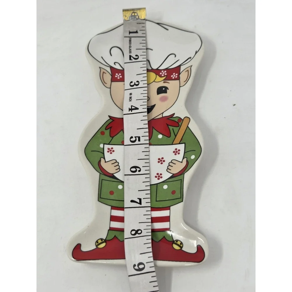 temp-tations‎ by Tara Christmas Elf Spoon Rest 8.5